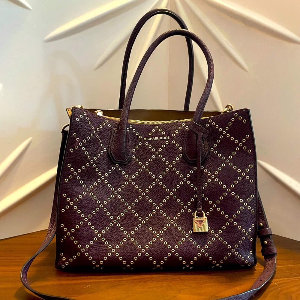 Michael Michael Kors Mercer Stud and Grommet Tote